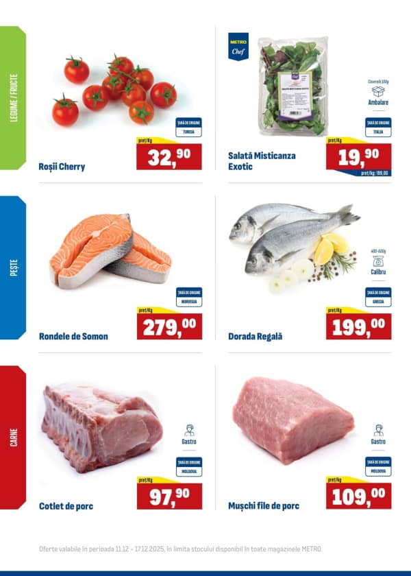 Каталоги Свежие продукты METRO (Nr. 50) - 11-12-2025 - 17-12-2025.