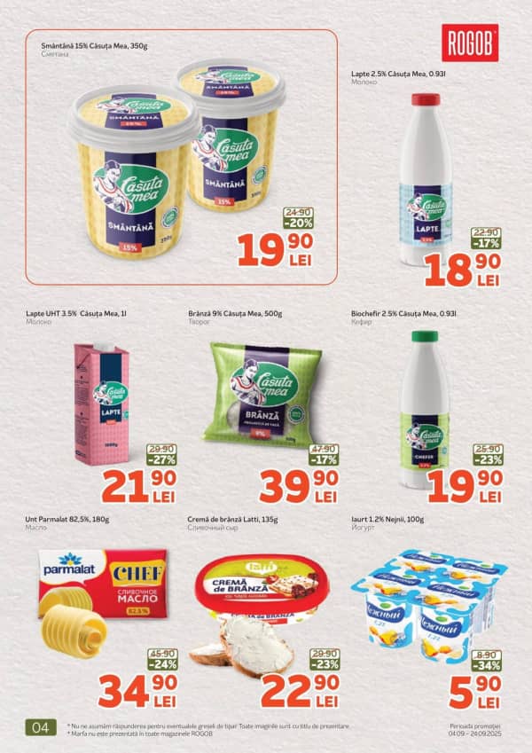 Cataloage Rogob: Oferta lunii septembrie - 11-09-2025 - 24-09-2025.