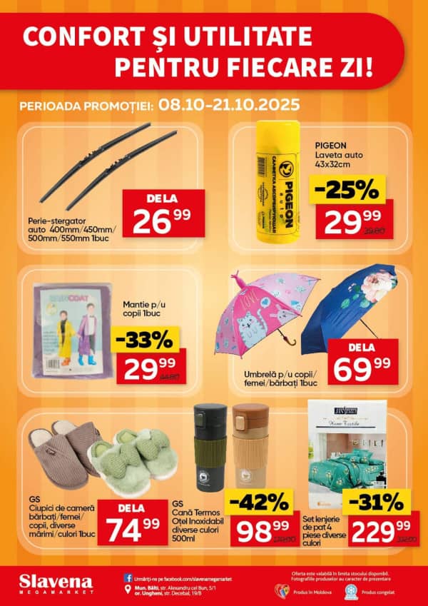 Cataloage Slavena: Oferta lunii octombrie - 08-10-2025 - 21-10-2025.