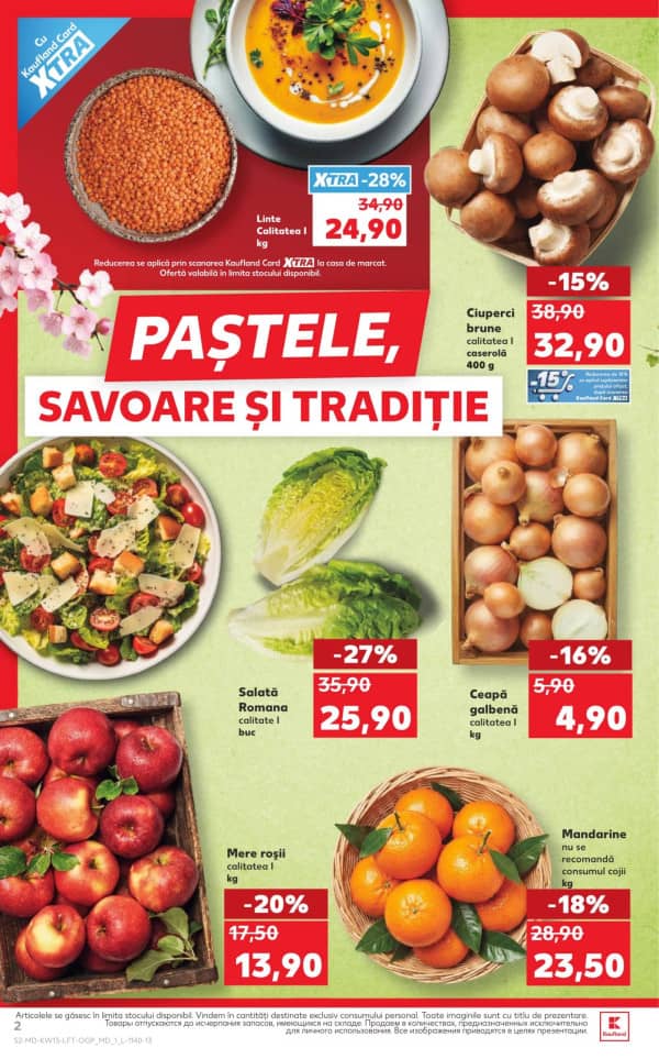 Cataloage Kaufland: Descoperă ofertele din perioada 26 - 1.04 - 26-03-2026 - 01-04-2026.