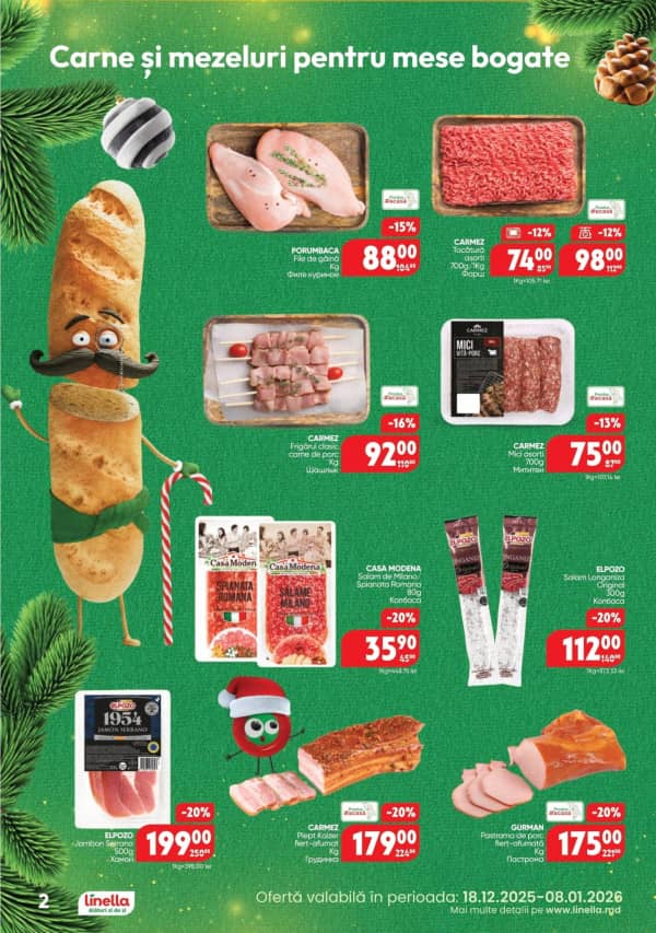 Cataloage Linella: Sărbători fericite! - 18-12-2025 - 08-01-2026.