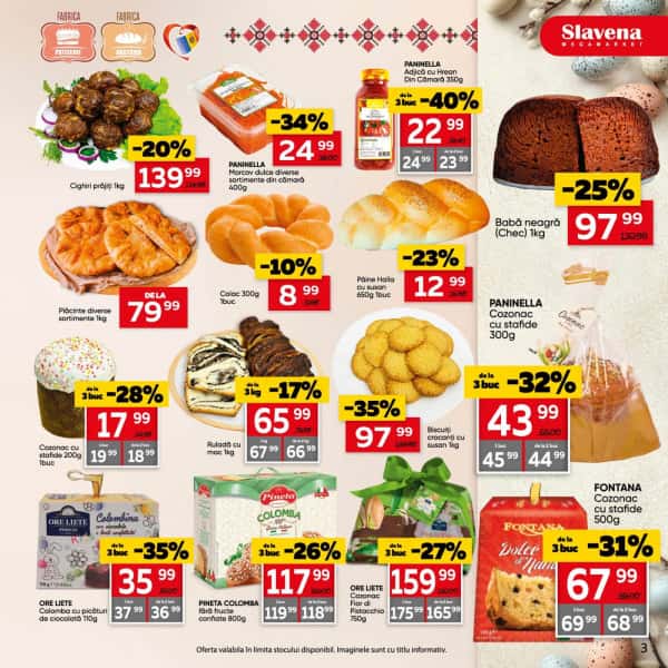 Cataloage Slavena: Reduceri Pascale - 09-04-2025 - 29-04-2025.