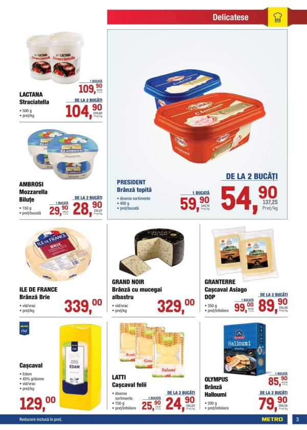 Cataloage Catalog produse alimentare de la METRO (Nr. 18) - 04-09-2025 - 17-09-2025.
