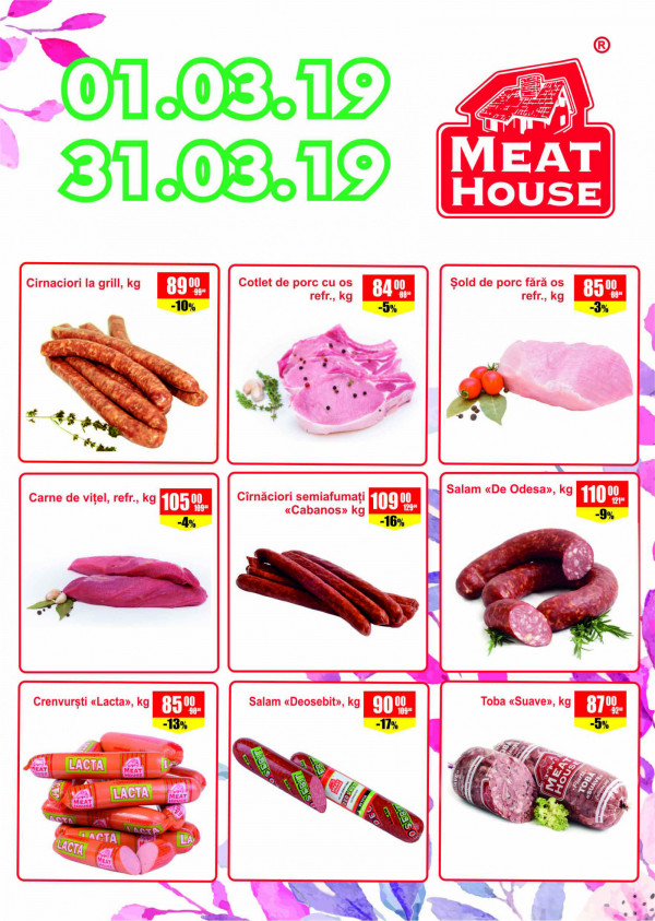 Ofertă Meat House - martie