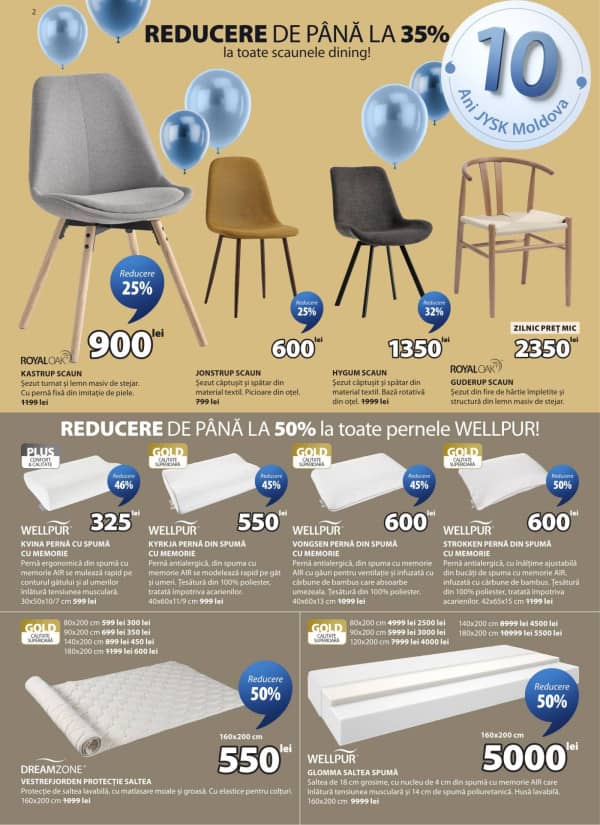 Cataloage JYSK: Reduceri de primăvară - 26-03-2026 - 29-04-2026.