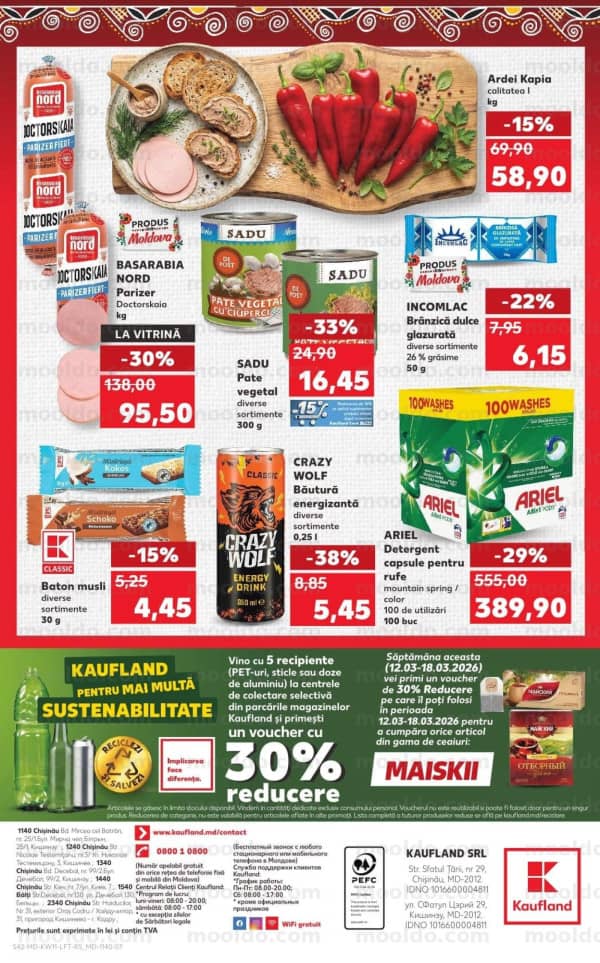 Cataloage Kaufland: Descoperă ofertele din perioada 11 - 18.03 - 12-03-2026 - 18-03-2026.