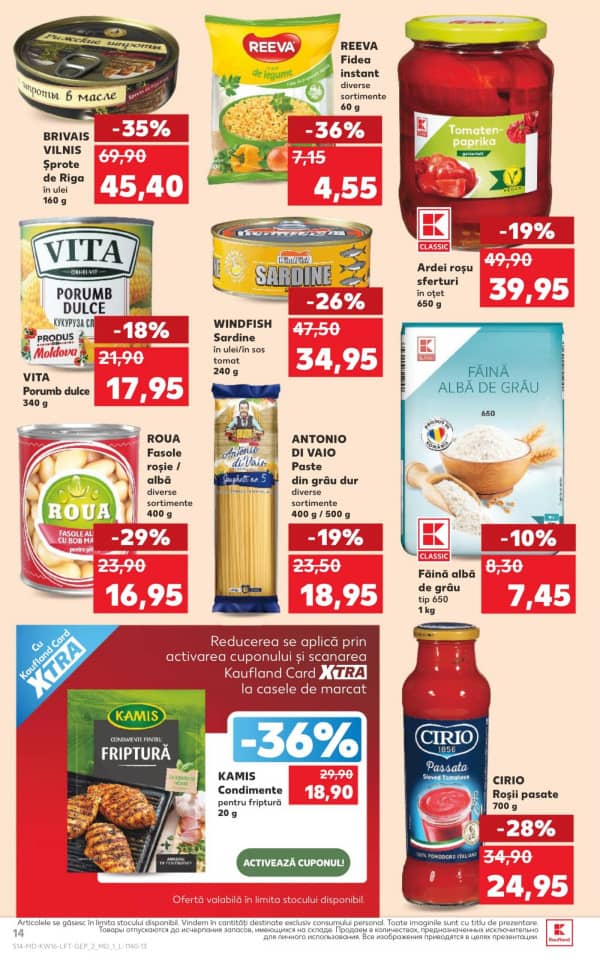 Каталоги Kaufland: откройте для себя предложения недели 16 - 22.04 - 16-04-2026 - 22-04-2026.