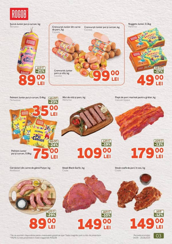 Cataloage Rogob: Oferta lunii septembrie - 11-09-2025 - 24-09-2025.