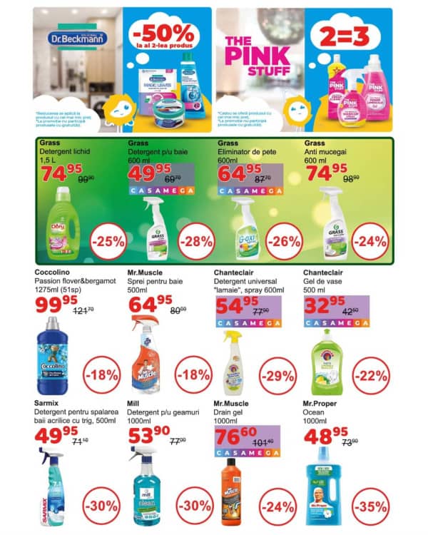 Cataloage Casa Curată: Reducerile lunii martie - 14-03-2026 - 01-04-2026.