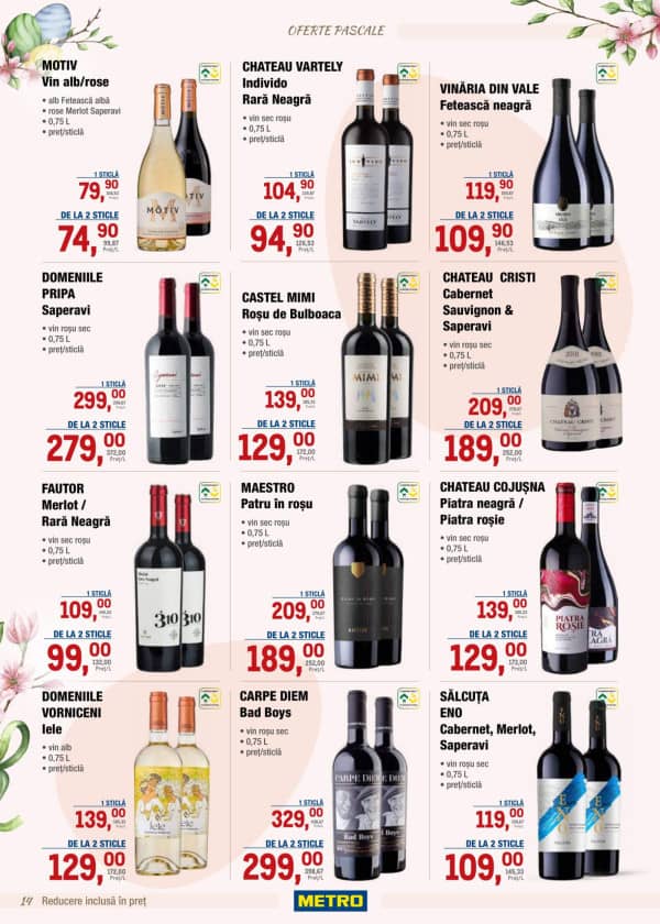Cataloage METRO: Ofertă Pascală - 02-04-2026 - 22-04-2026.