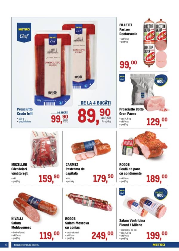Cataloage Catalog produse alimentare de la METRO (Nr. 19) - 18-09-2025 - 01-10-2025.