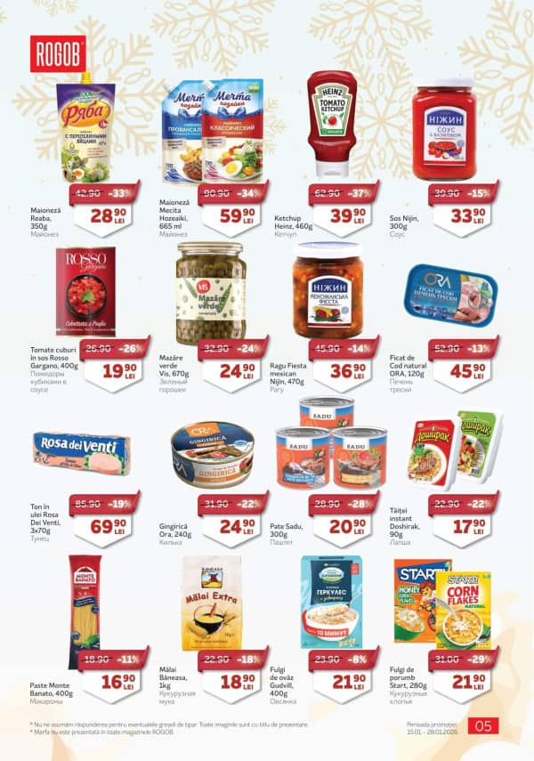 Cataloage Rogob: Oferta lunii ianuarie - 15-01-2026 - 28-01-2026.