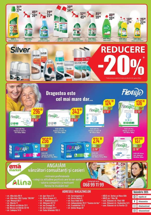 Cataloage Alina Cosmetics: Oferta lunii noiembrie - 03-11-2025 - 30-11-2025.
