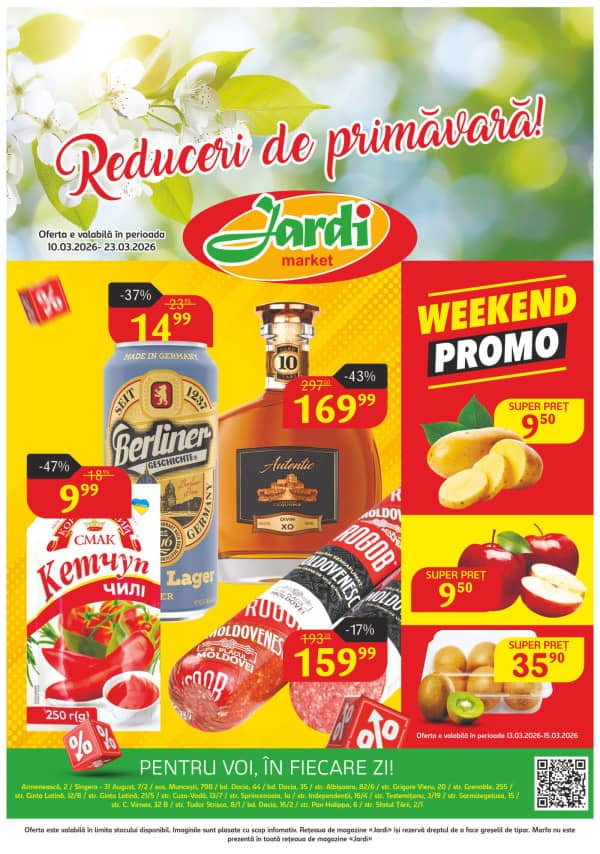 Cataloage Jardi: Reduceri de primavară - 10-03-2026 - 23-03-2026.