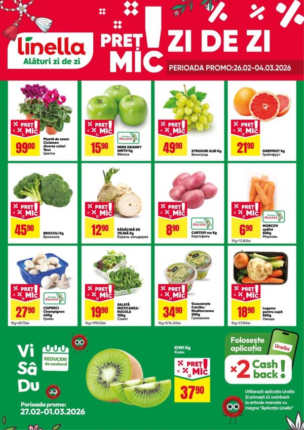 Cataloage Linella: Oferta săptămânii Nr.9 - 26-02-2026 - 04-03-2026.