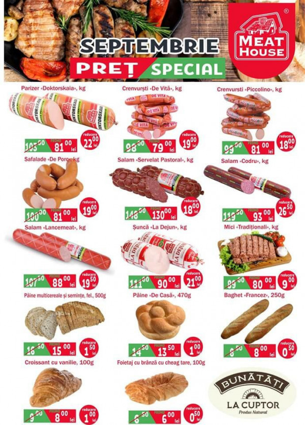Meat House - septembrie preț special
