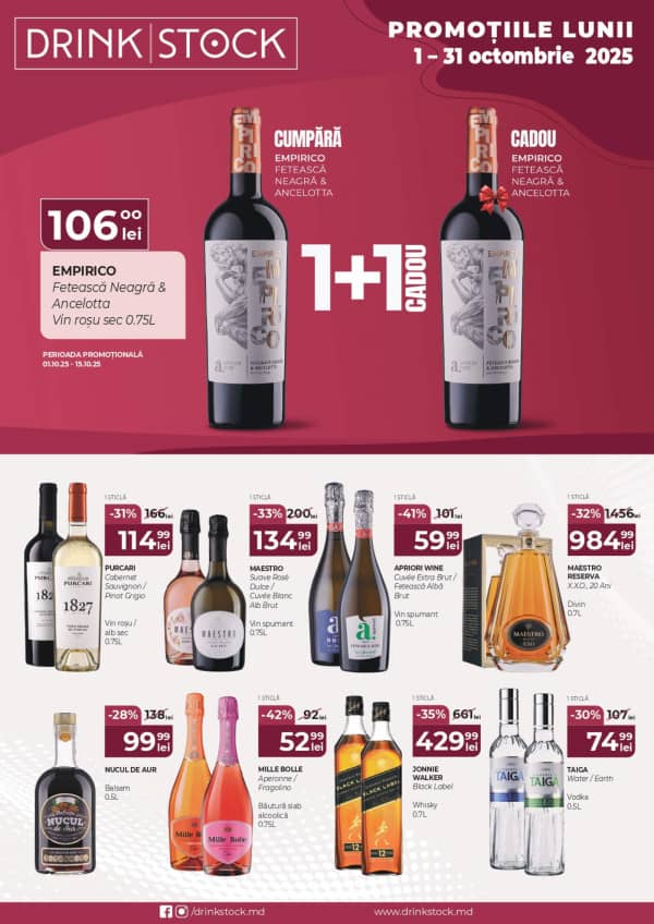 Cataloage DrinkStock: Oferta lunii octombrie - 01-10-2025 - 31-10-2025.