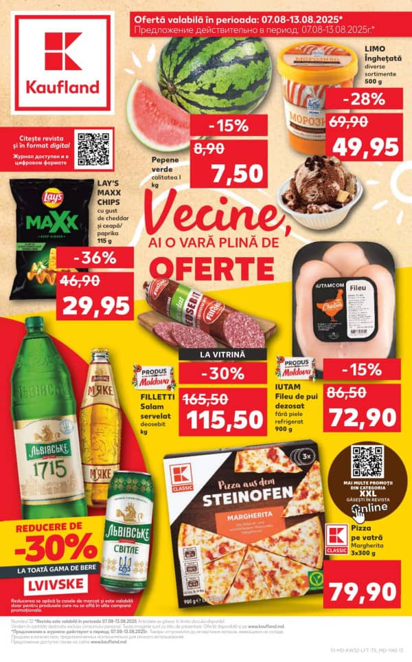 Cataloage Kaufland: Descoperă ofertele din perioada 7.08 - 13.08 - 07-08-2025 - 13-08-2025.