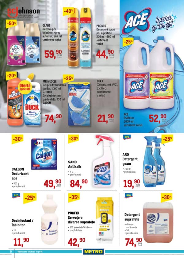 Cataloage METRO: Catalog Special Curățenie (NR. 20) - 02-10-2025 - 29-10-2025.
