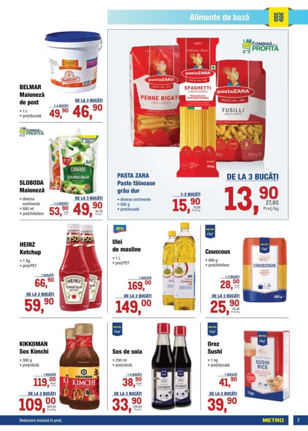 Cataloage Catalog produse alimentare de la METRO (Nr. 5) - 06-03-2025 - 19-03-2025.