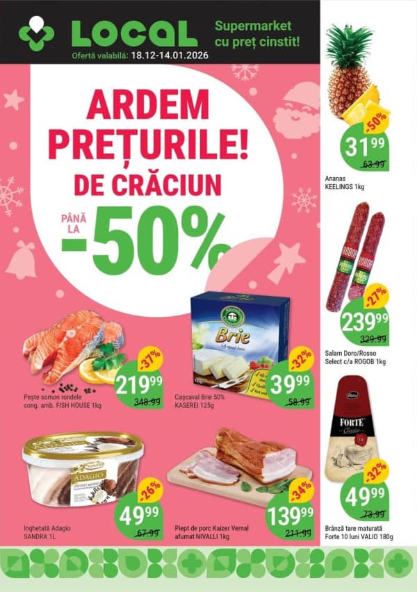 Cataloage Local Discounter: Oferta specială de sărbători - 18-12-2025 - 14-01-2026.
