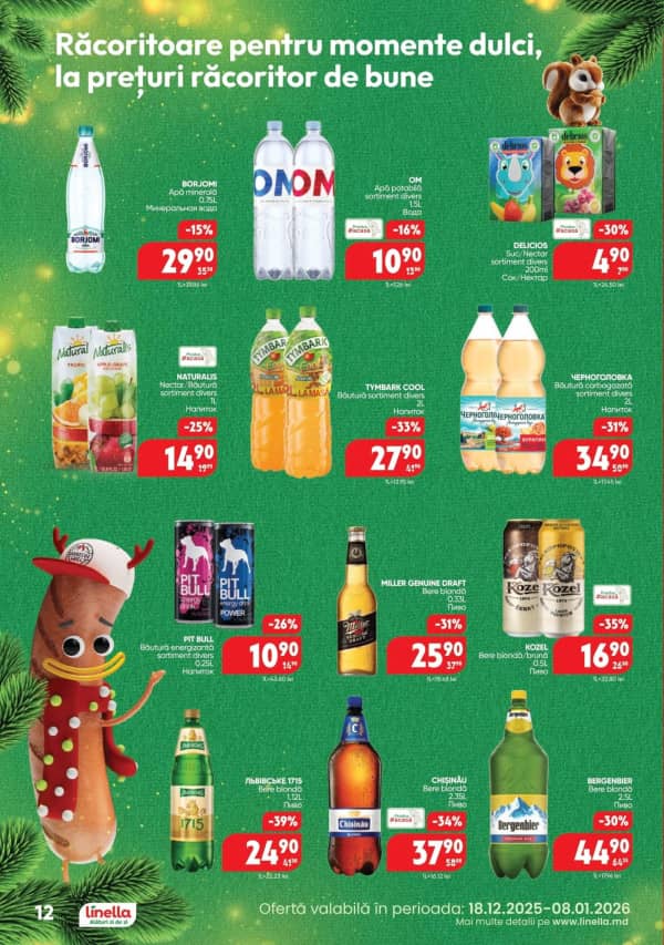 Cataloage Linella: Sărbători fericite! - 18-12-2025 - 08-01-2026.