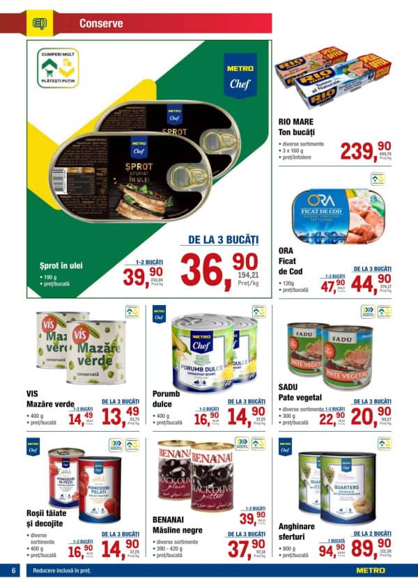 Cataloage Catalog produse alimentare de la METRO (Nr. 7) - 02-04-2026 - 15-04-2026.