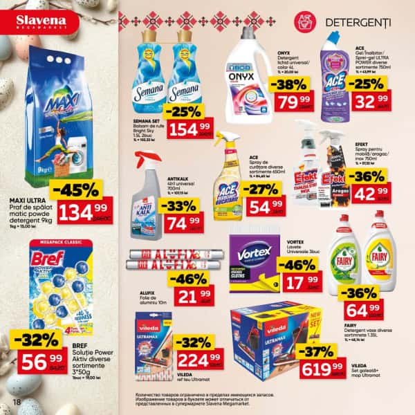 Cataloage Slavena: Reduceri Pascale - 09-04-2025 - 29-04-2025.