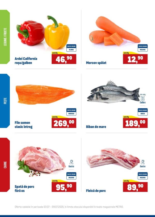 Cataloage Produse proaspete METRO (Nr. 27) - 03-07-2025 - 09-07-2025.
