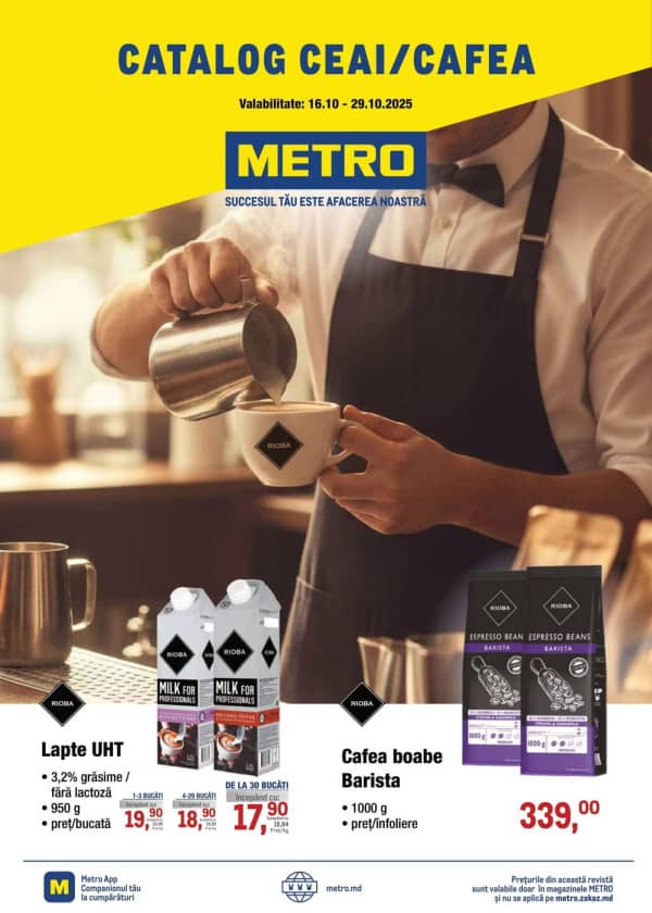 Cataloage METRO: Catalog Special Ceai și Cafea (Nr.21) - 16-10-2025 - 29-10-2025.