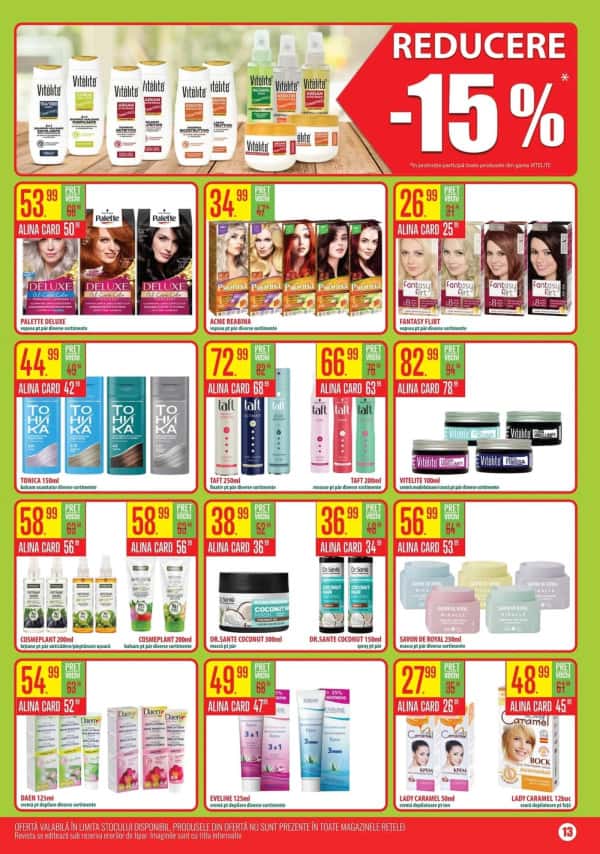 Cataloage Alina Cosmetics: Oferta lunii iunie - 09-06-2025 - 06-07-2025.