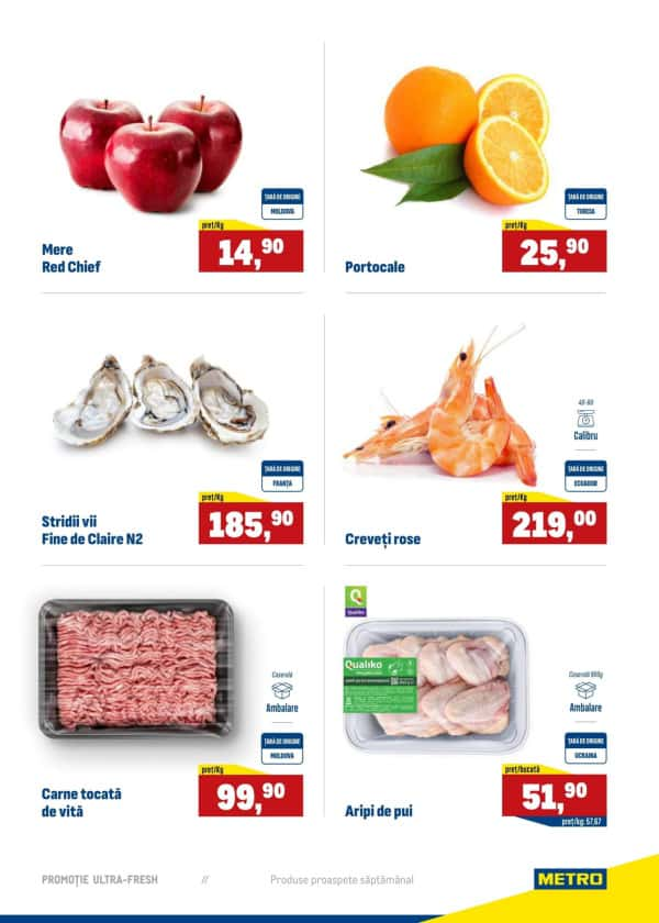 Cataloage Produse proaspete METRO (Nr. 47) - 21-11-2024 - 27-11-2024.