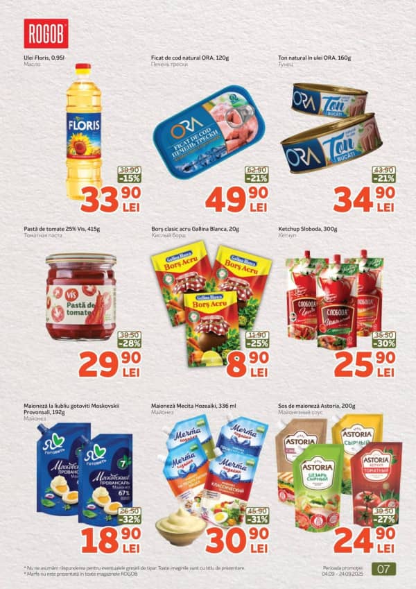 Cataloage Rogob: Oferta lunii septembrie - 11-09-2025 - 24-09-2025.