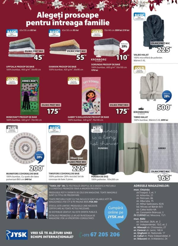 Cataloage JYSK: Oferta lunii noiembrie - 30-10-2025 - 10-12-2025.