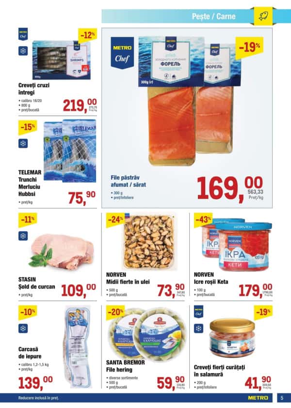 Cataloage Catalog produse alimentare de la METRO (Nr. 12) - 12-06-2025 - 25-06-2025.
