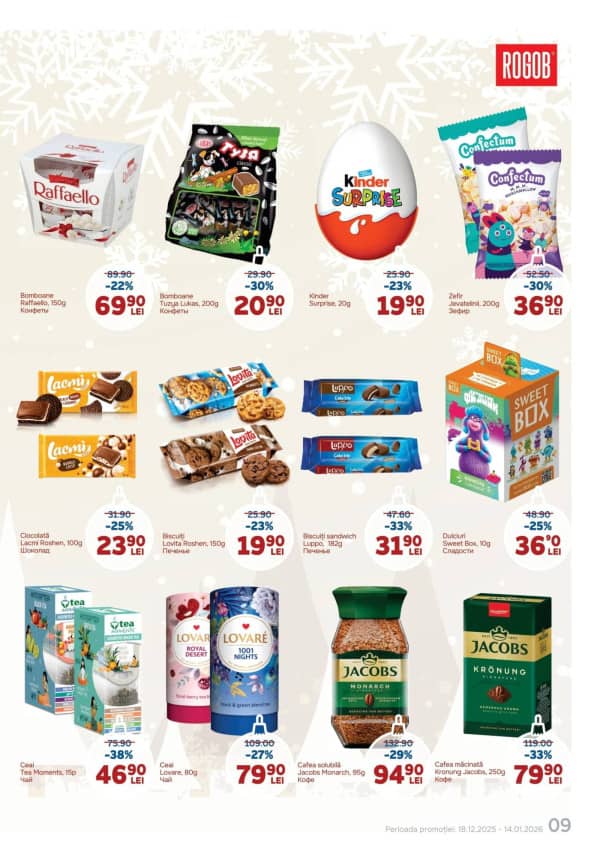 Cataloage Rogob: Plăcerea sărbătorilor acasă! - 18-12-2025 - 14-01-2026.