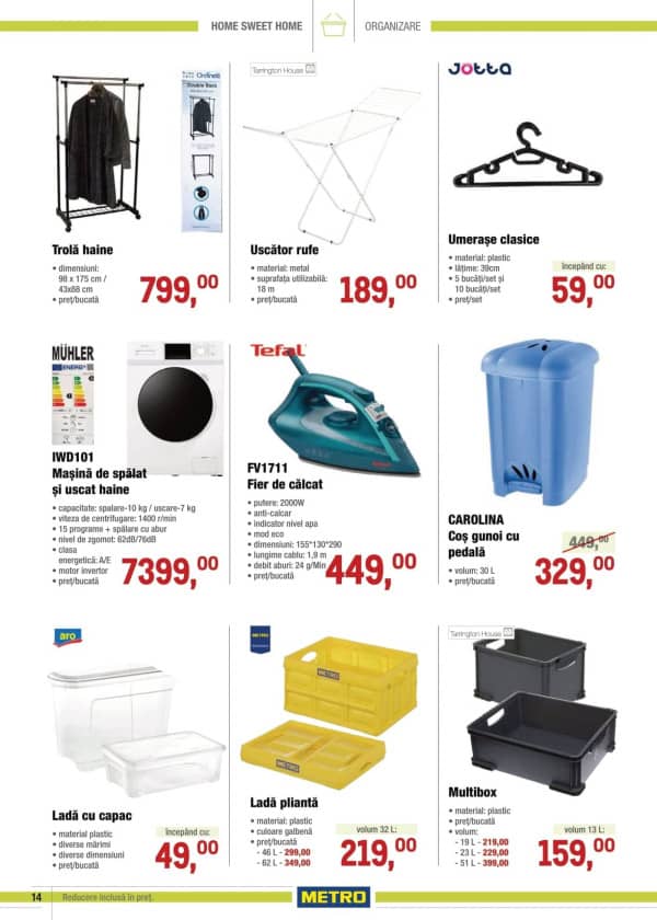 Cataloage METRO: Catalog Special Produse pentru casă (NR. 18) - 18-09-2025 - 15-10-2025.