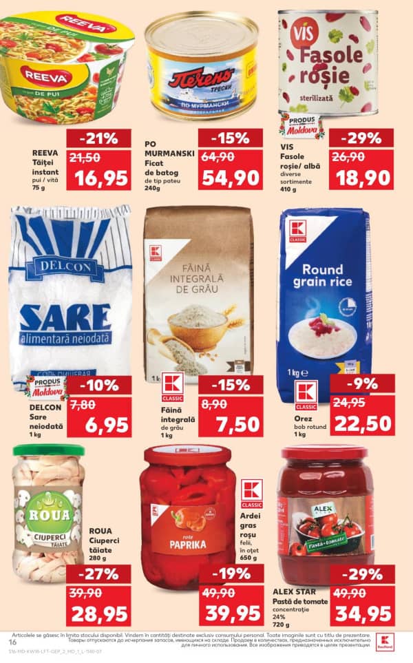 Каталоги Kaufland: откройте для себя предложения недели 30 - 6.05 - 30-04-2026 - 06-05-2026.