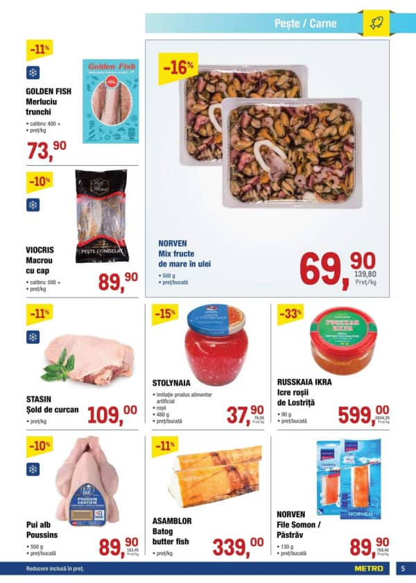 Cataloage Catalog produse alimentare de la METRO (Nr. 18) - 04-09-2025 - 17-09-2025.