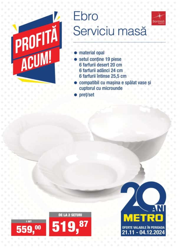 Cataloage Profită acum la METRO! (Nr. 24) - 21-11-2024 - 04-12-2024.