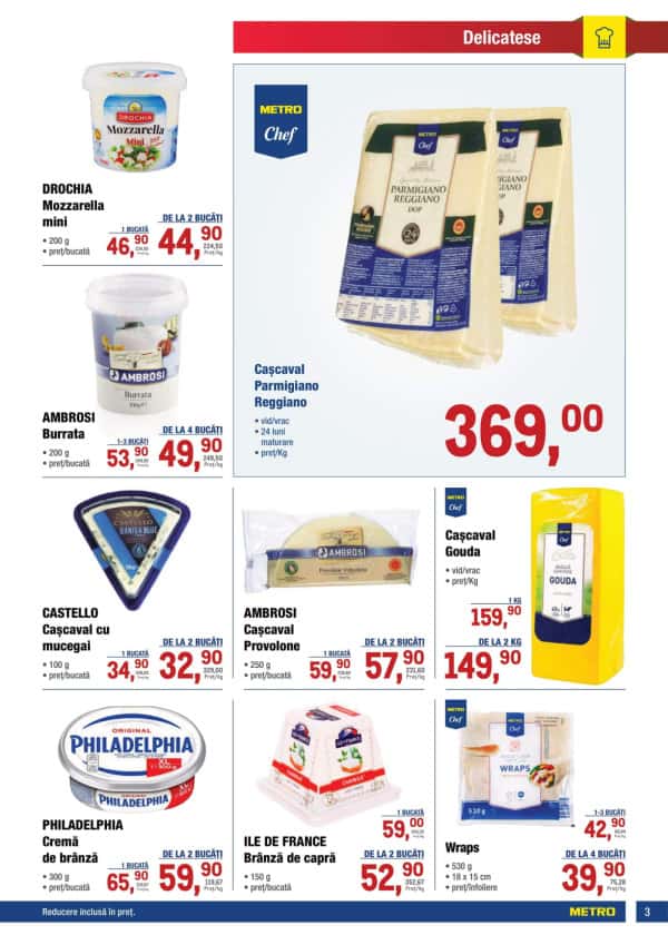 Cataloage Catalog produse alimentare de la METRO (Nr. 5) - 06-03-2025 - 19-03-2025.