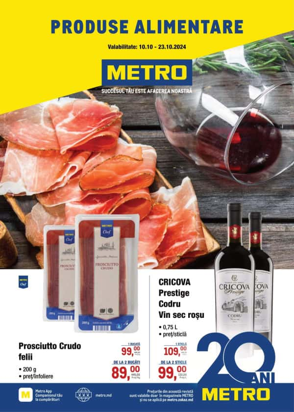 Cataloage Catalog produse alimentare de la METRO (Nr. 21) - 10-10-2024 - 23-10-2024.