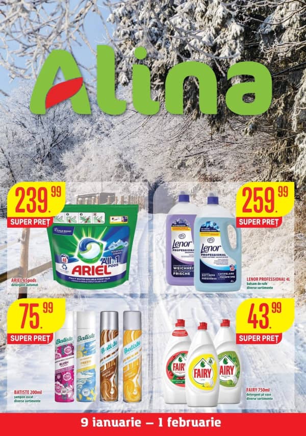 Cataloage Alina Cosmetics: Oferta lunii ianuarie - 09-01-2026 - 01-02-2026.
