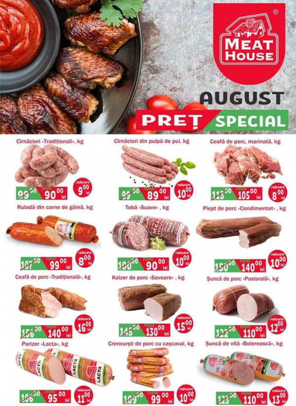 MeatHouse - broșura august