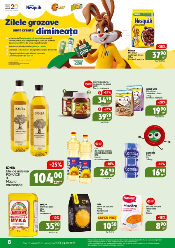 Cataloage Linella: Mega ofertă - 11-09-2025 - 24-09-2025.