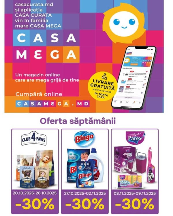Cataloage Casa Curată: Oferte lunii octombrie - 18-10-2025 - 07-11-2025.