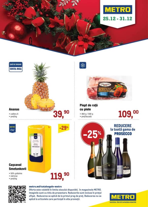 Cataloage Produse proaspete METRO (Nr. 52) - 25-12-2025 - 31-12-2025.