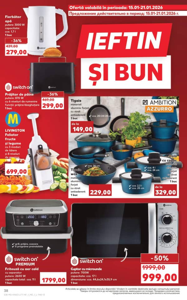 Каталоги Kaufland: откройте для себя предложения недели 15.01 - 21.01 - 15-01-2026 - 21-01-2026.