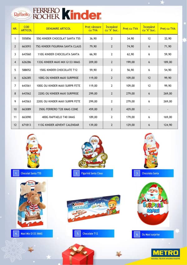 Cataloage METRO: Vine Crăciunul cu decorațiuni și bunătați - 13-11-2025 - 01-01-2026.
