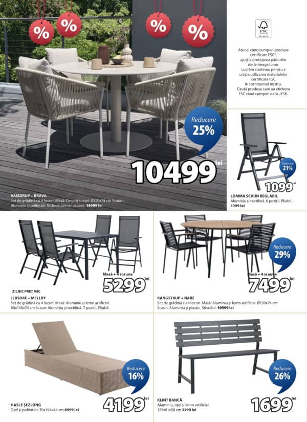 Cataloage JYSK: Oferta lunii iulie - 26-06-2025 - 30-07-2025.